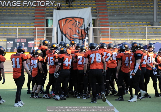 2010-04-10 Rhinos Milano-Marines Lazio